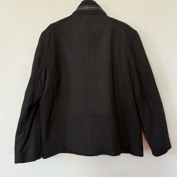 Cole Haan Men’s Black Melton Jacket, Size XL, Like New! - Picture 9 of 14